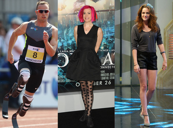 Lana Wachowski, Kristen Stewart, Oscar Pistorius Lana Wachowski, Kristen Stewart, Oscar Pistorius